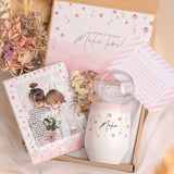 Mother Pink Flowers - Magnetic Puzzle & Wine Mug Gift Box - GOTShirts