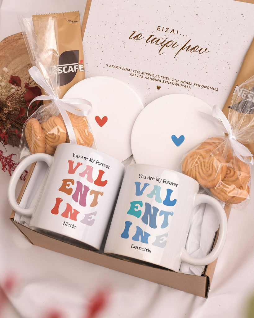 My Forever Valentine - Ceramic Mug 11oz & Coaster Gift Box - GOTShirts
