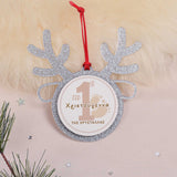 My First Christmas - Glitter Reindeer Ornament - GOTShirts