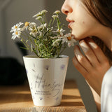 Purple Flowers - Flower Pot - GOTShirts