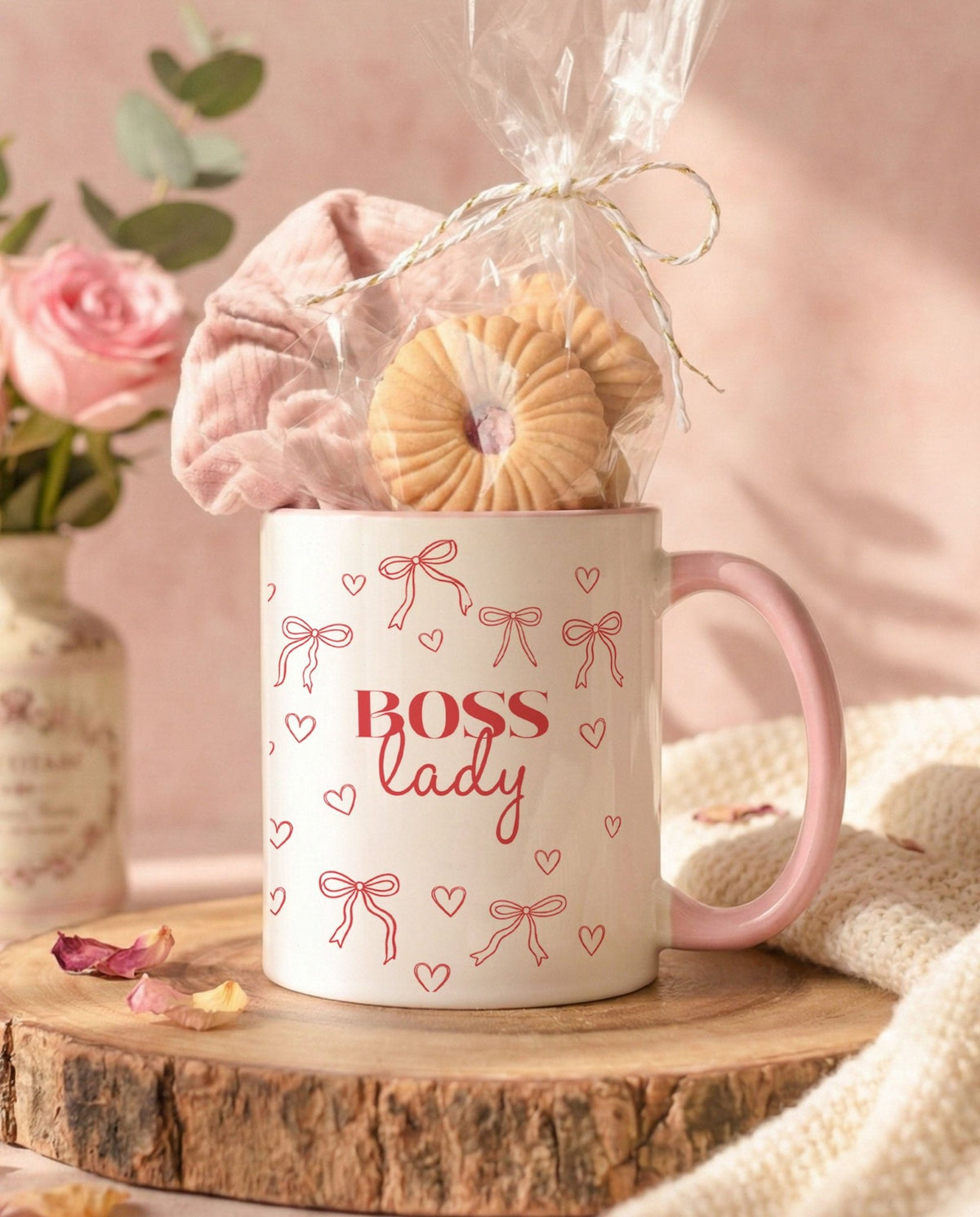 Boss Lady - Pink Mug Gift Box - GOTShirts