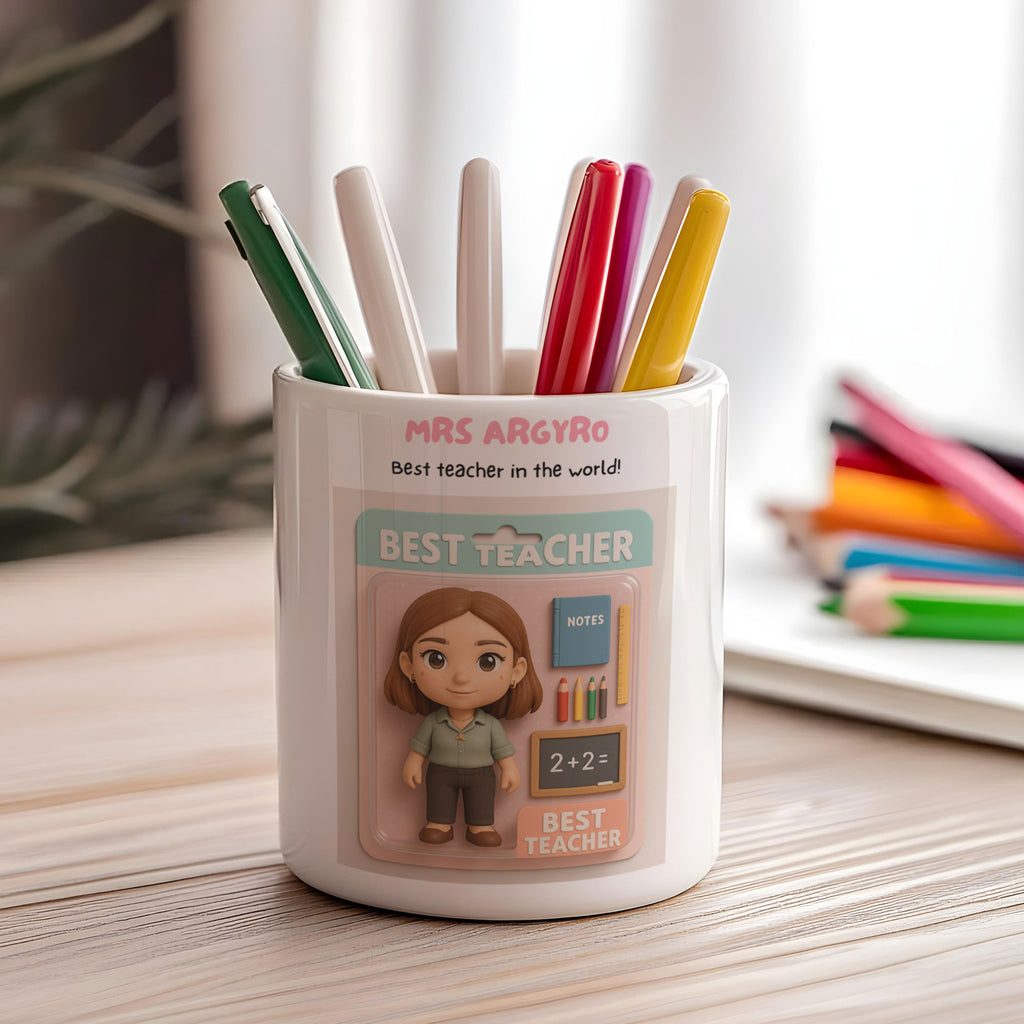 Teacher's Figure - Pen Holder - GOTShirts