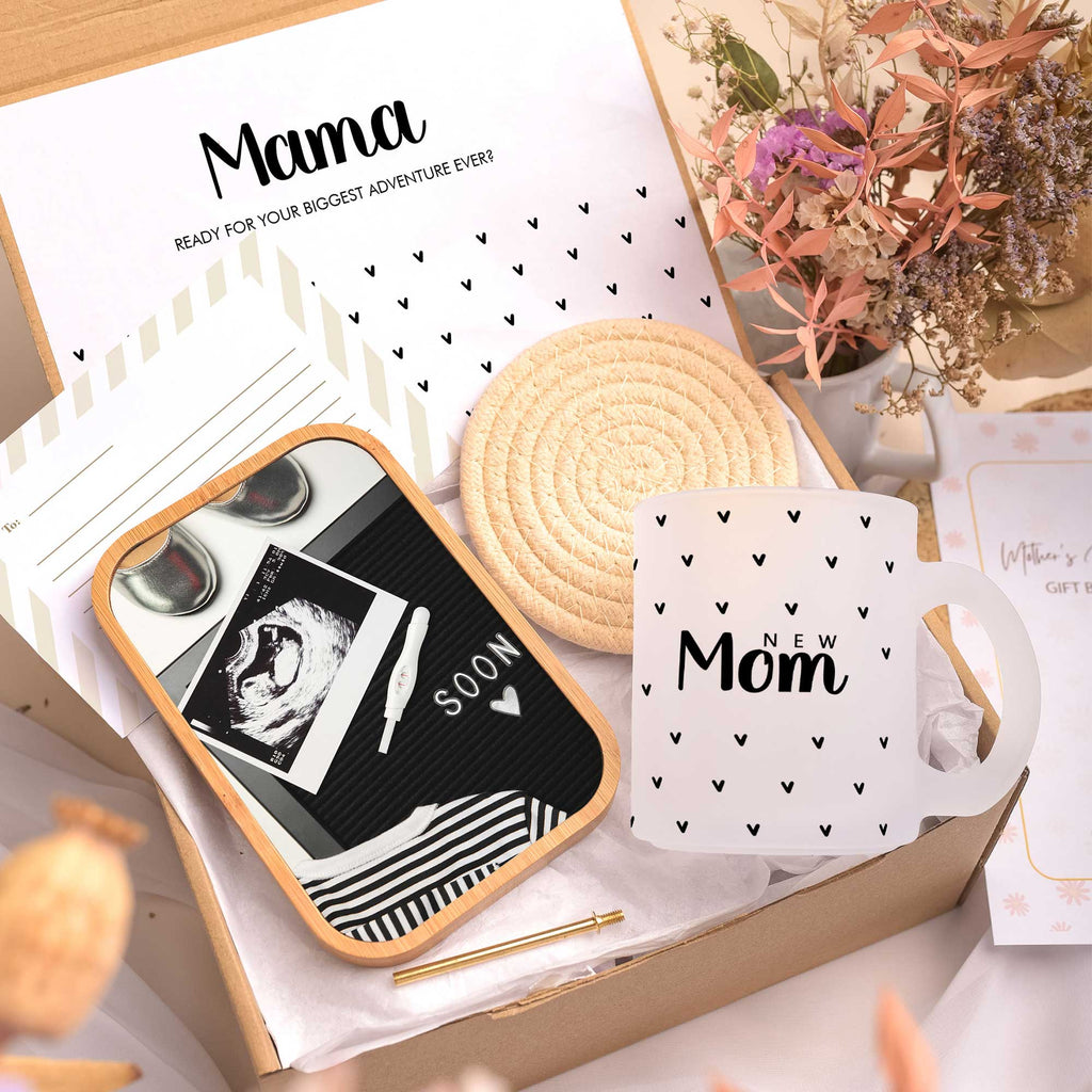 New Mom - Bamboo Frame Gift Box - GOTShirts