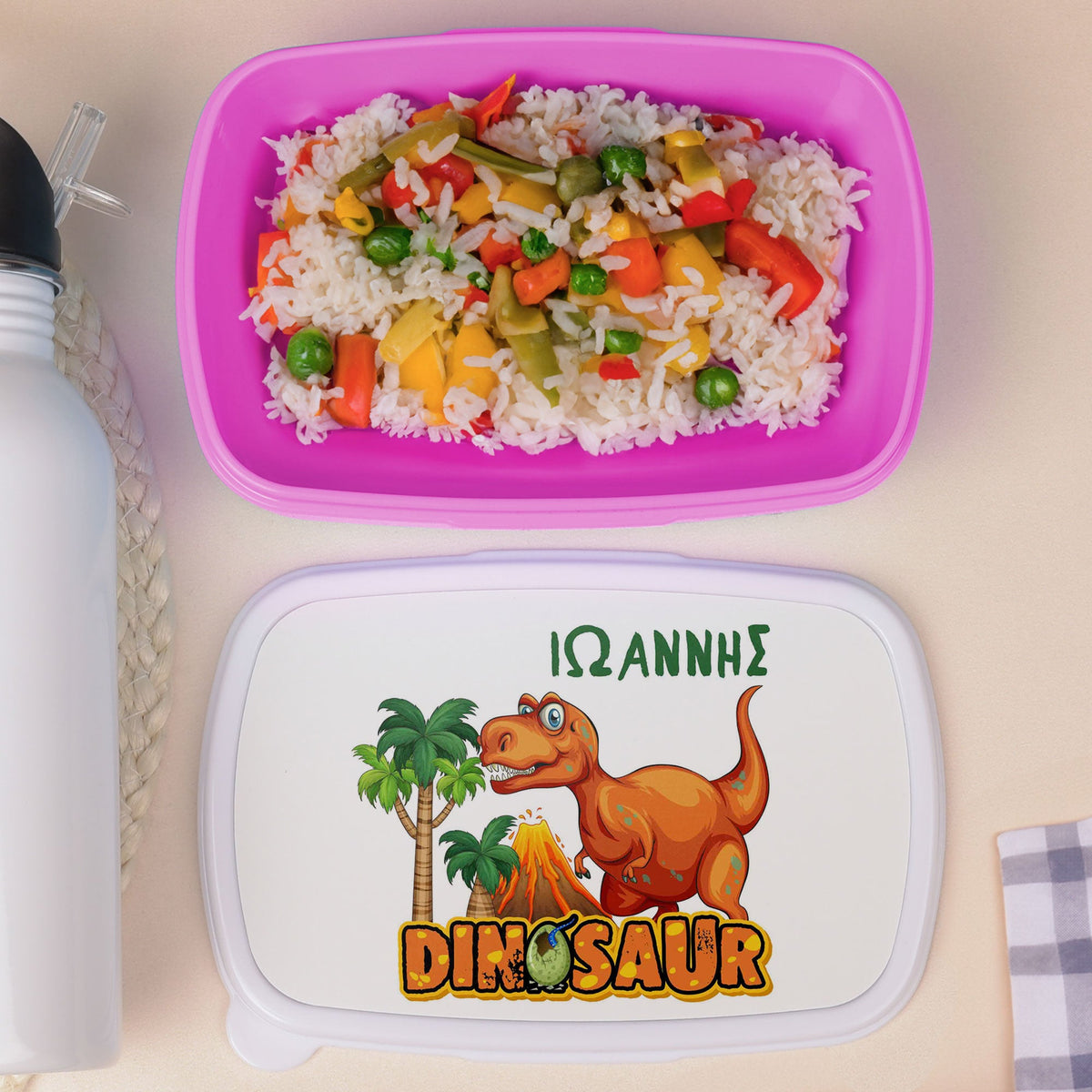 T - Rex - Plastic Lunch Box - GOTShirts