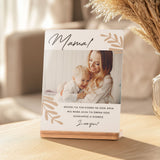 Mom, You Are My World - Bamboo Stand Frame - GOTShirts