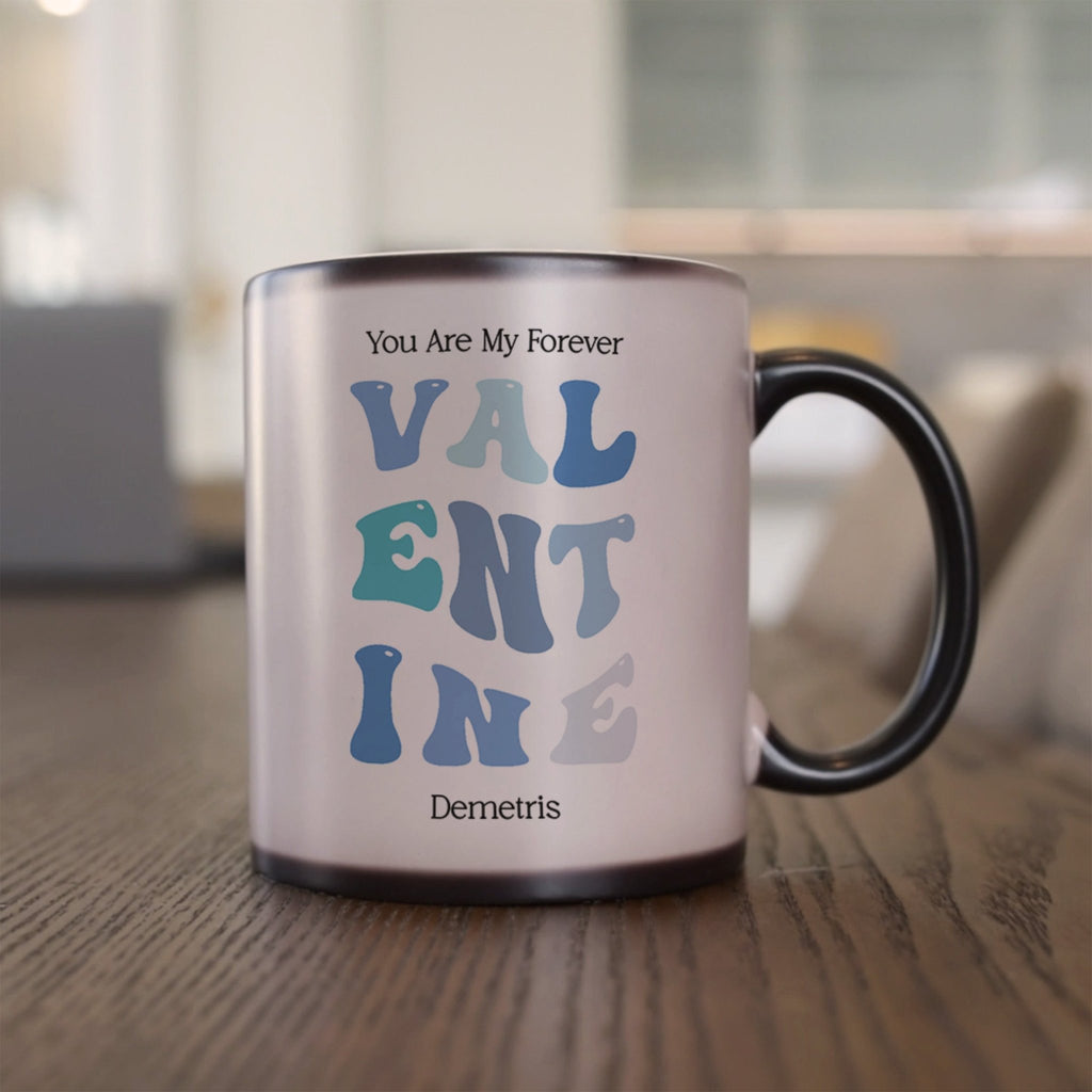 My Forever Valentine Blue - Magic Mug - GOTShirts
