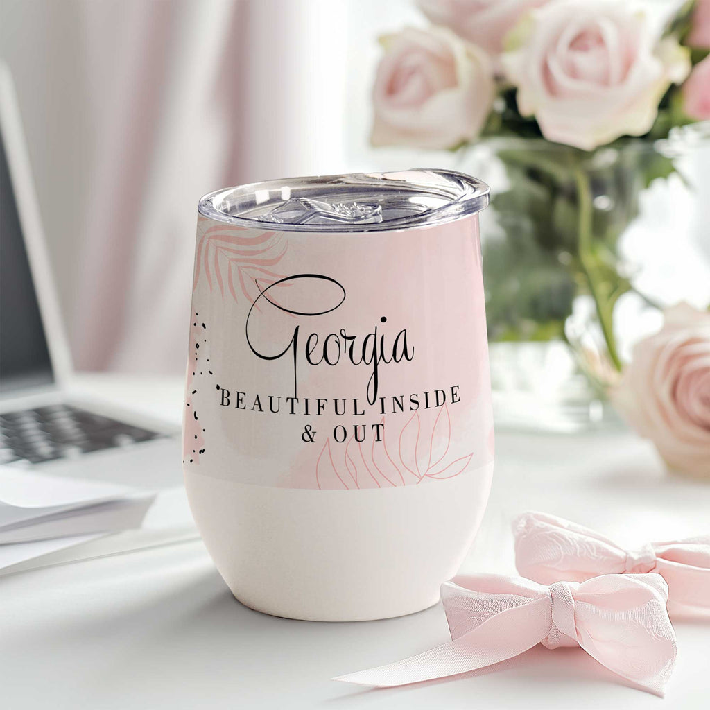 Beautiful inside & out - Stainless Steel White Mug