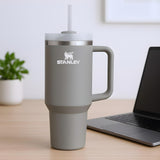 Stanley Quencher Engraved Tumbler - Ash - GOTShirts