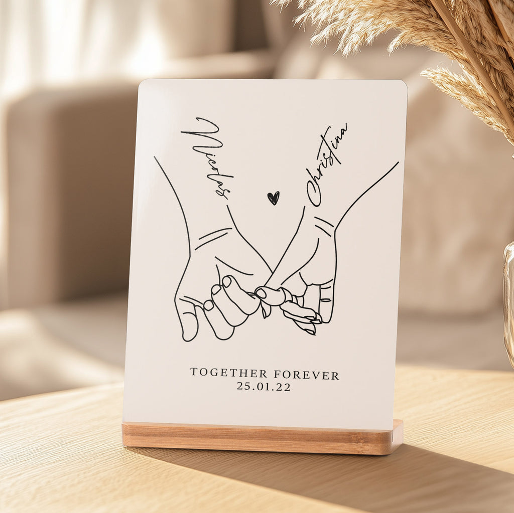 Together Forever - Bamboo Stand Frame