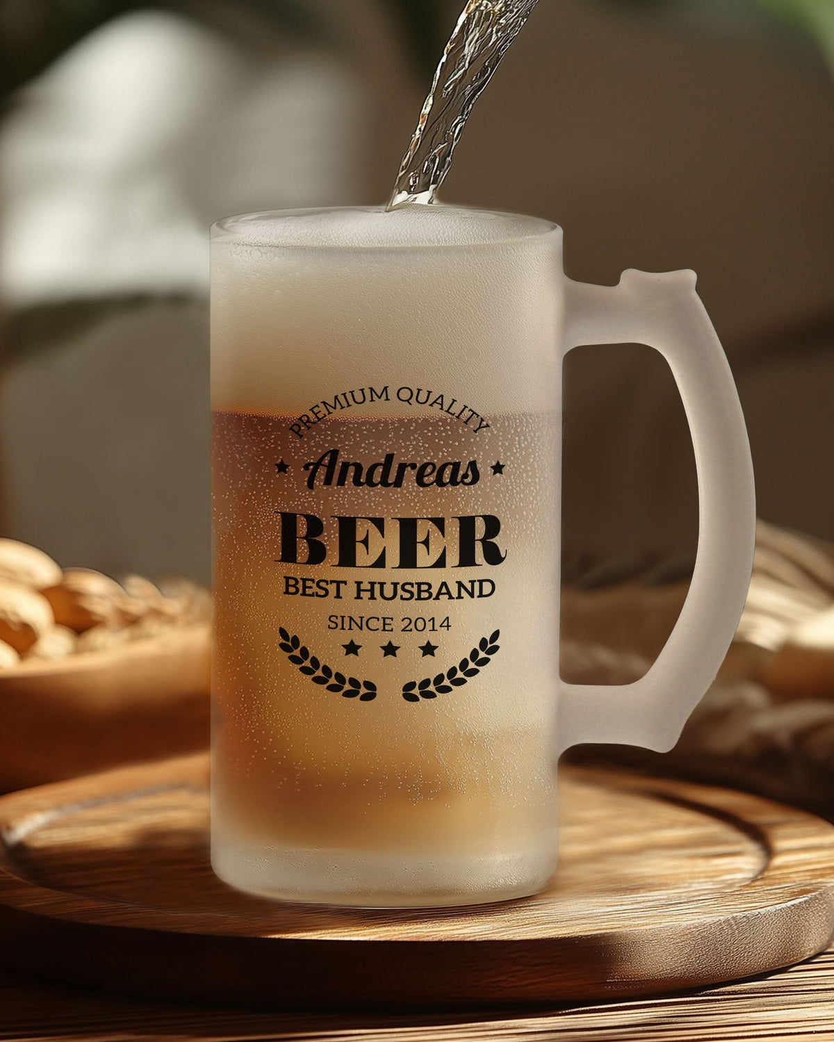 Premium Quality - Frosted Beer Glass - GOTShirts