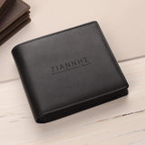 Husband Father Hero - Men's Leather Wallet (Engraved) - GOTShirts