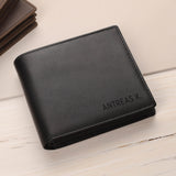 Name Bottom Right - Men's Leather Wallet (Engraved) - GOTShirts