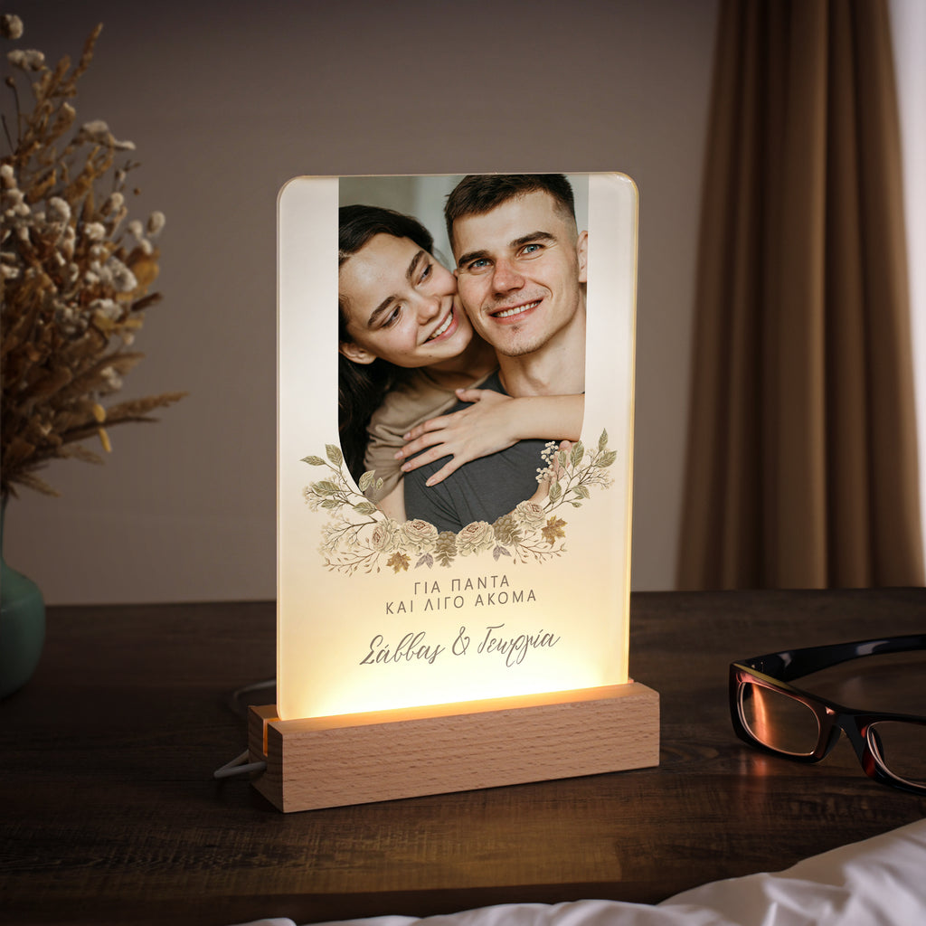 Flower Frame - Night Light Frame - GOTShirts