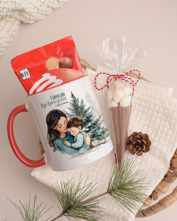 Christmas Godmother - Mug & Paintings Gift Box - GOTShirts