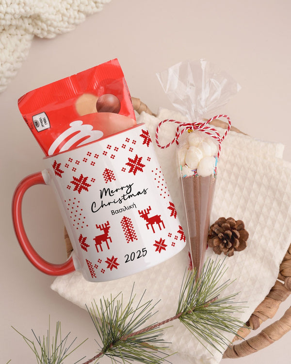 Christmas Pattern - Mug & Paintings Gift Box - GOTShirts