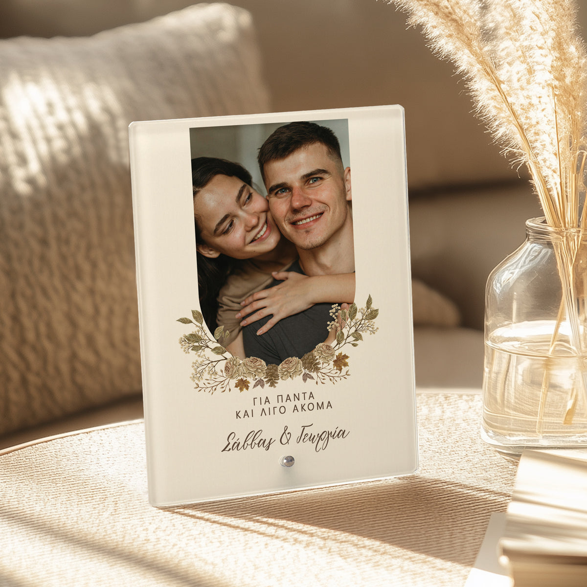 Flower Frame - Glass Frame - GOTShirts