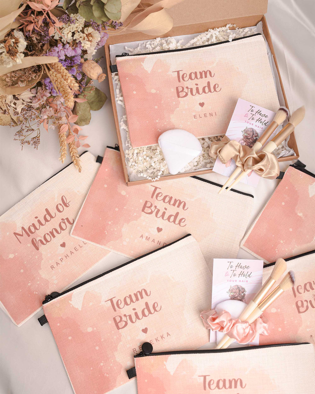 Pink Bride To Be - Makeup Bag Gift Box - GOTShirts
