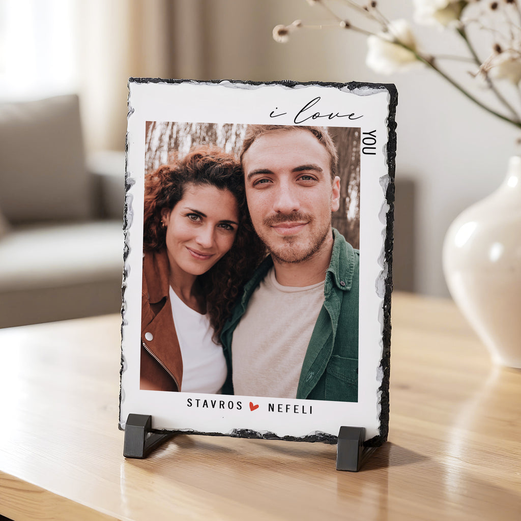 I Love You - Rock Photo Slate - GOTShirts