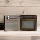 Husband Father Hero - Men's Leather Wallet (Engraved) - GOTShirts