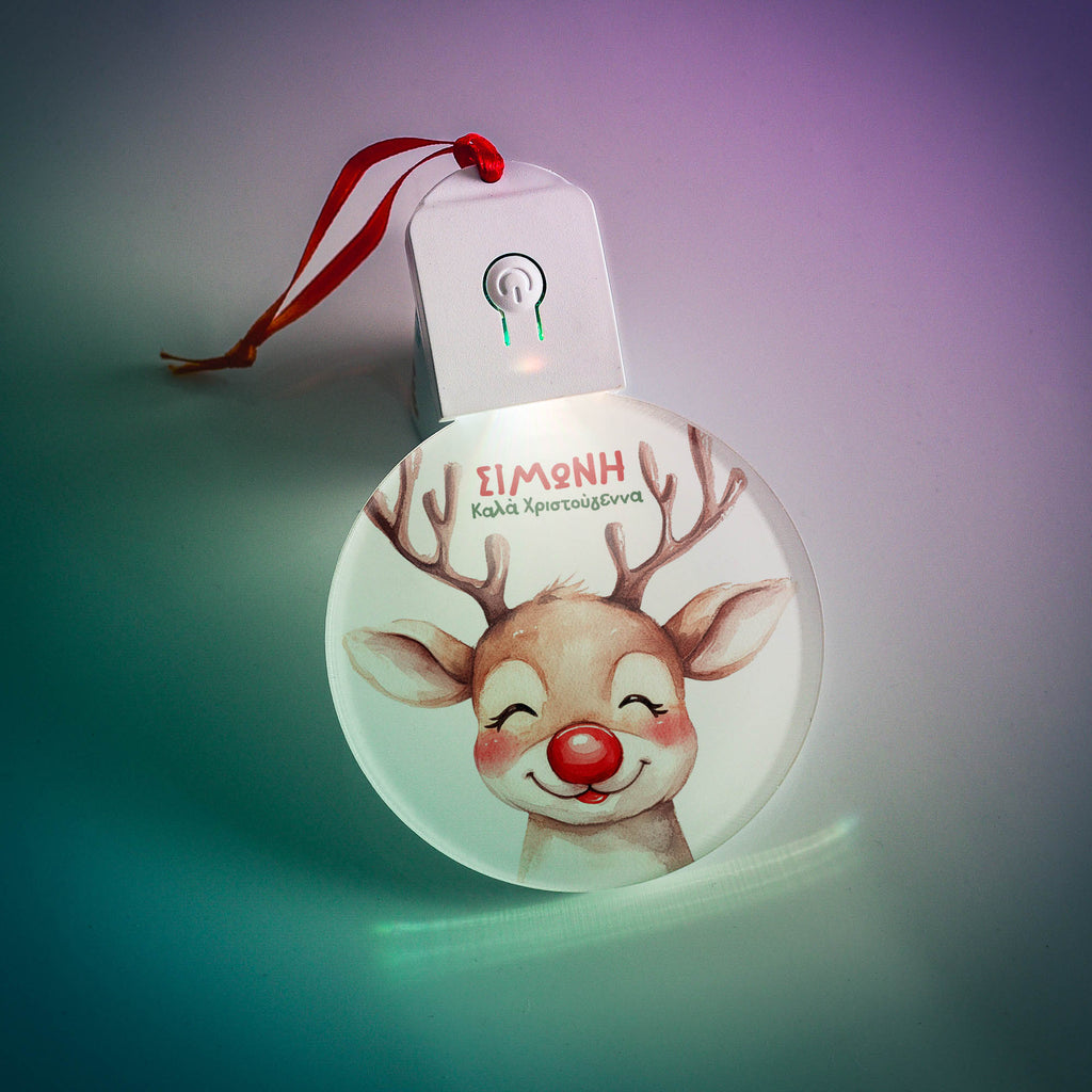 Rudolph - Led Light Ornament - GOTShirts