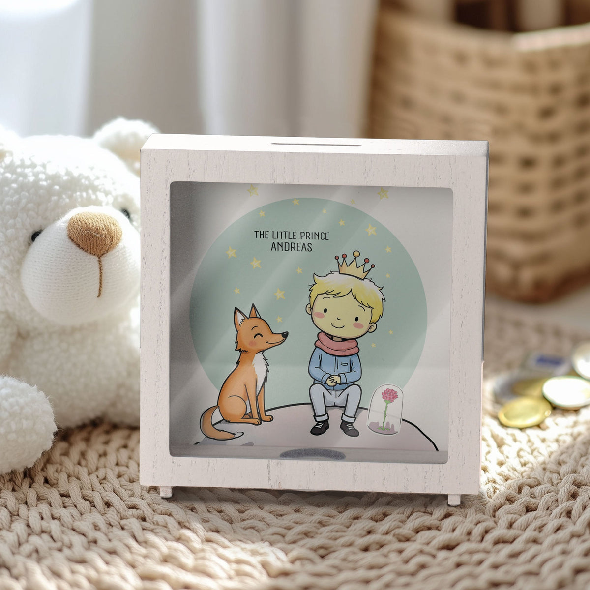 Little Prince - Wooden Money Box Frame - GOTShirts