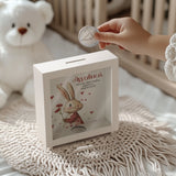 Hearts Bunny - Wooden Money Box Frame - GOTShirts