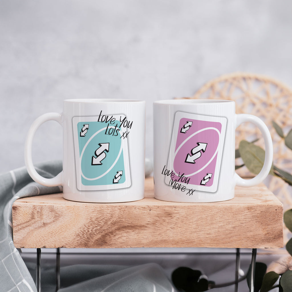 Love You Cards - Ceramic Mug 330ml Set Of 2