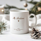 Our First Christmas, Mr - Ceramic Mug 11oz & Coaster Gift Box - GOTShirts