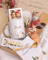Pink Flowers - Christmas Gold Gift Box - GOTShirts