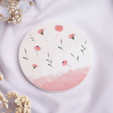 Teacher Pink Flowers - Ceramic Mug 11oz & Coaster Gift Box - GOTShirts