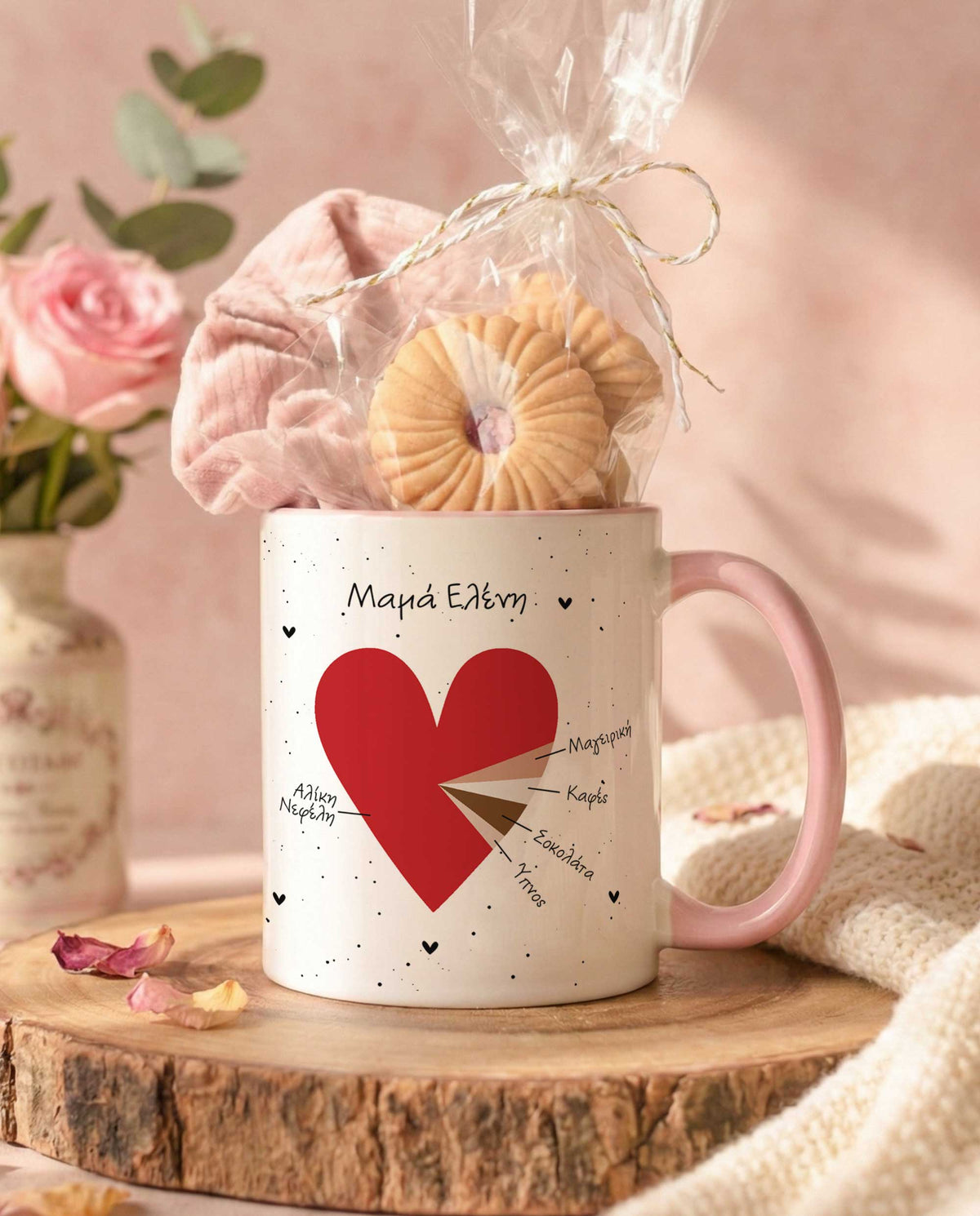 Mommy's Heart - Pink Mug Gift Set - GOTShirts