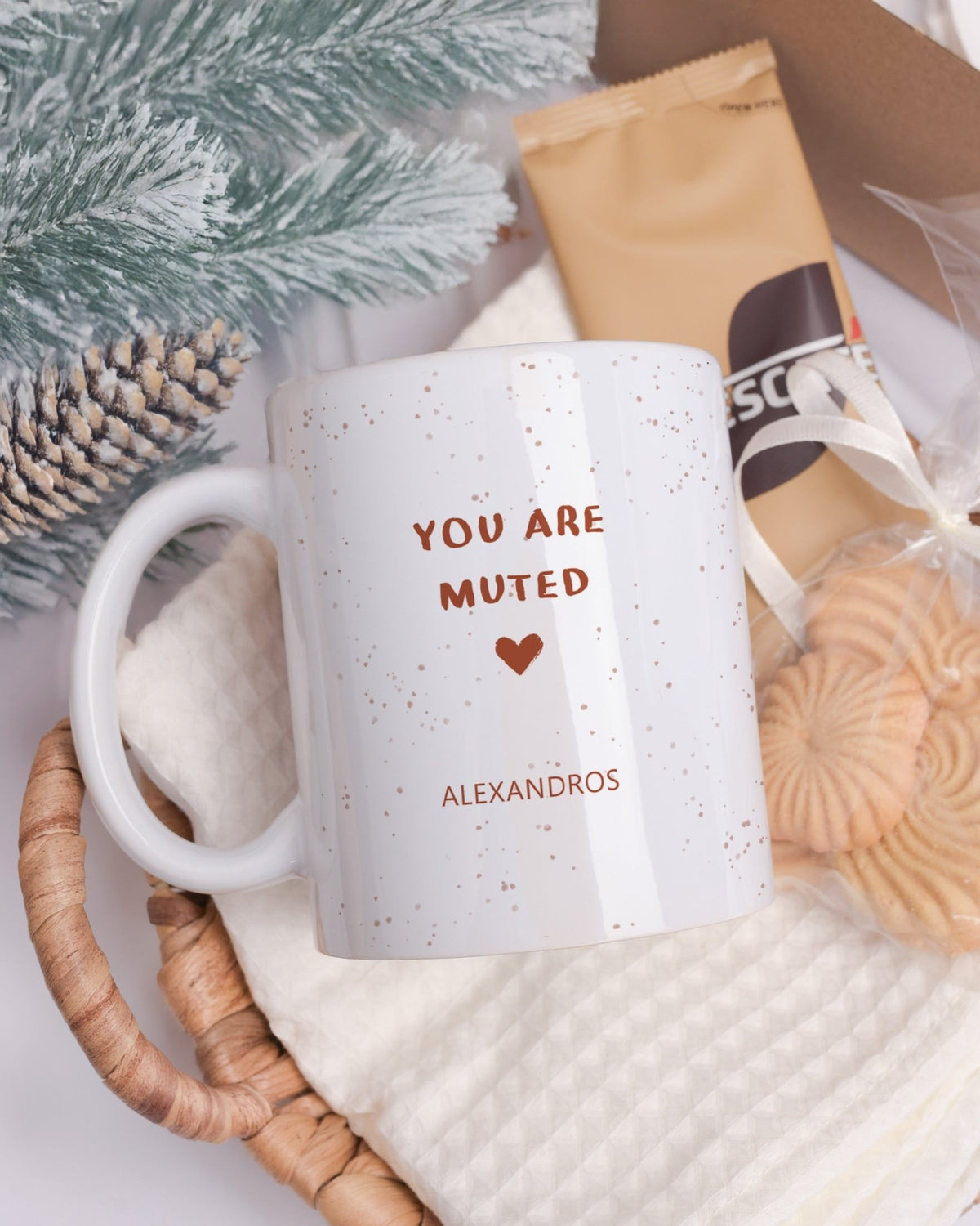 You Are Muted - Ceramic Mug 11oz & Coaster Gift Box - GOTShirts