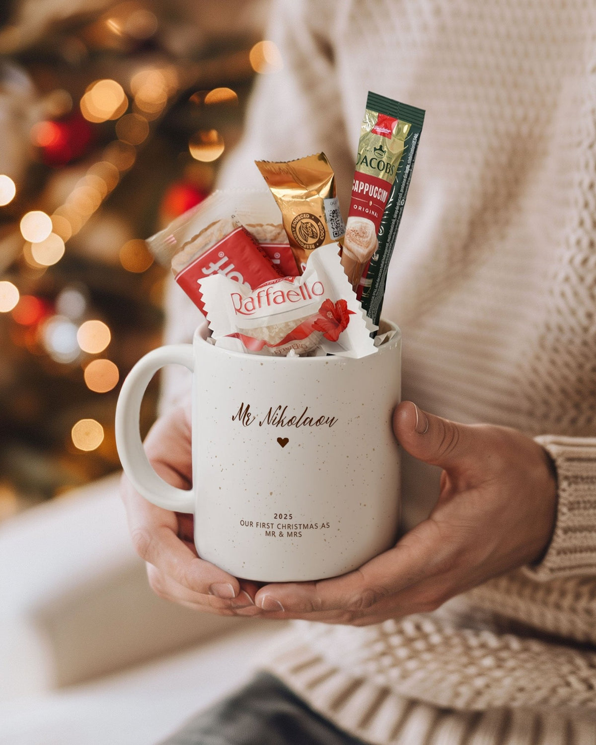 Our First Christmas As Mr - Ceramic Mug Coffee Gift Set - GOTShirts