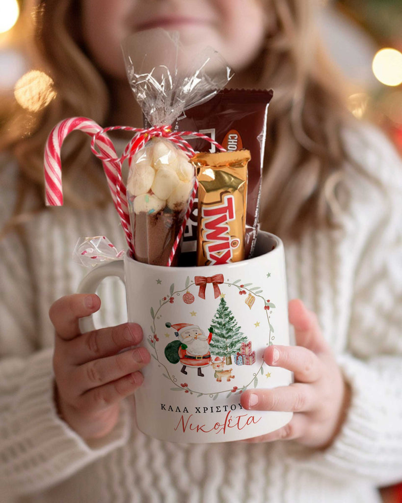 Santa Claus - Ceramic Mug Hot Chocolate Gift Set - GOTShirts