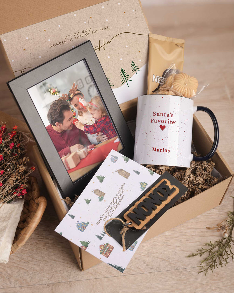 Santa's Favorite - Black Mug Gift Box - GOTShirts