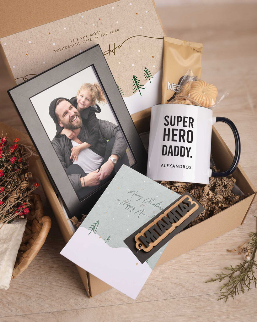 Super Hero Daddy - Black Mug Gift Box - GOTShirts