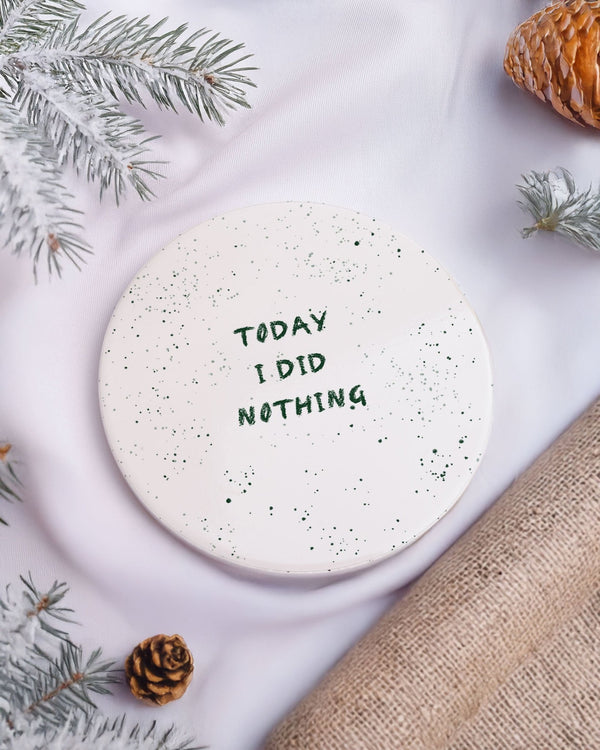 Today I Did Nothing - Ceramic Mug 11oz & Coaster Gift Box - GOTShirts