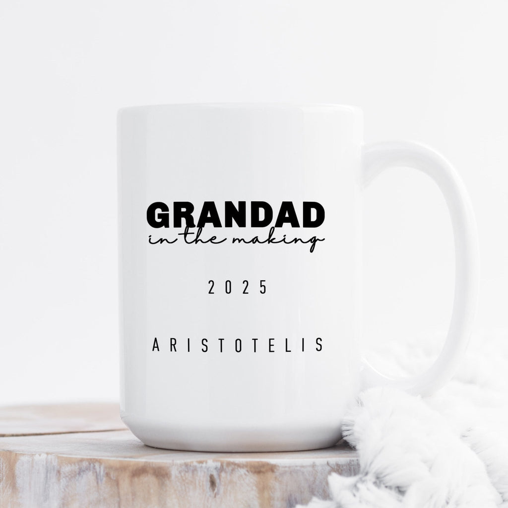 Grandad In The Making - Large Ceramic Coffee Mug - GOTShirts
