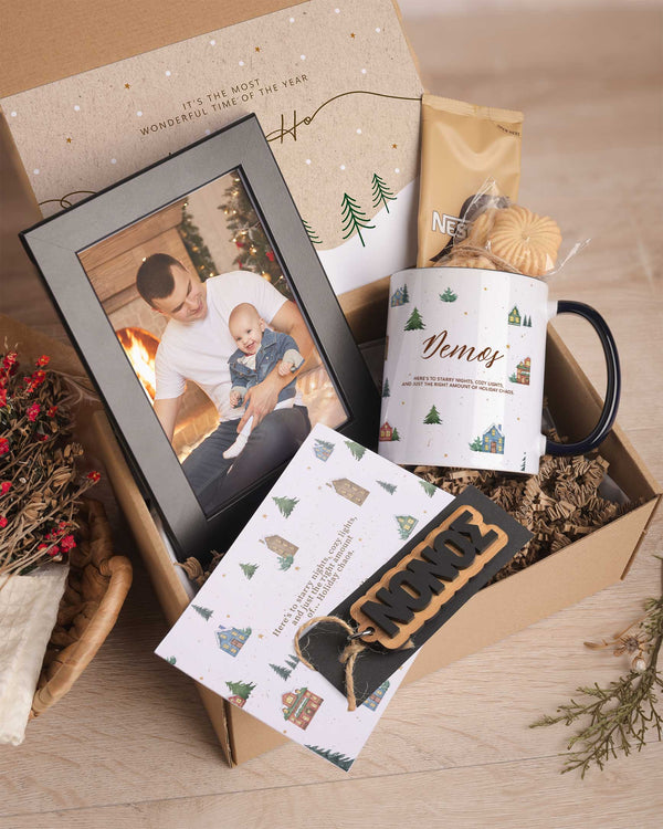 Trees Pattern - Black Mug Gift Box - GOTShirts