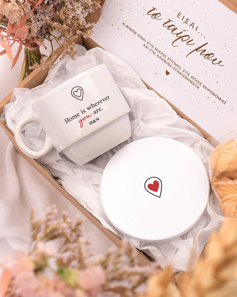 Home Is - Coffee Mug & Coaster Set - GOTShirts