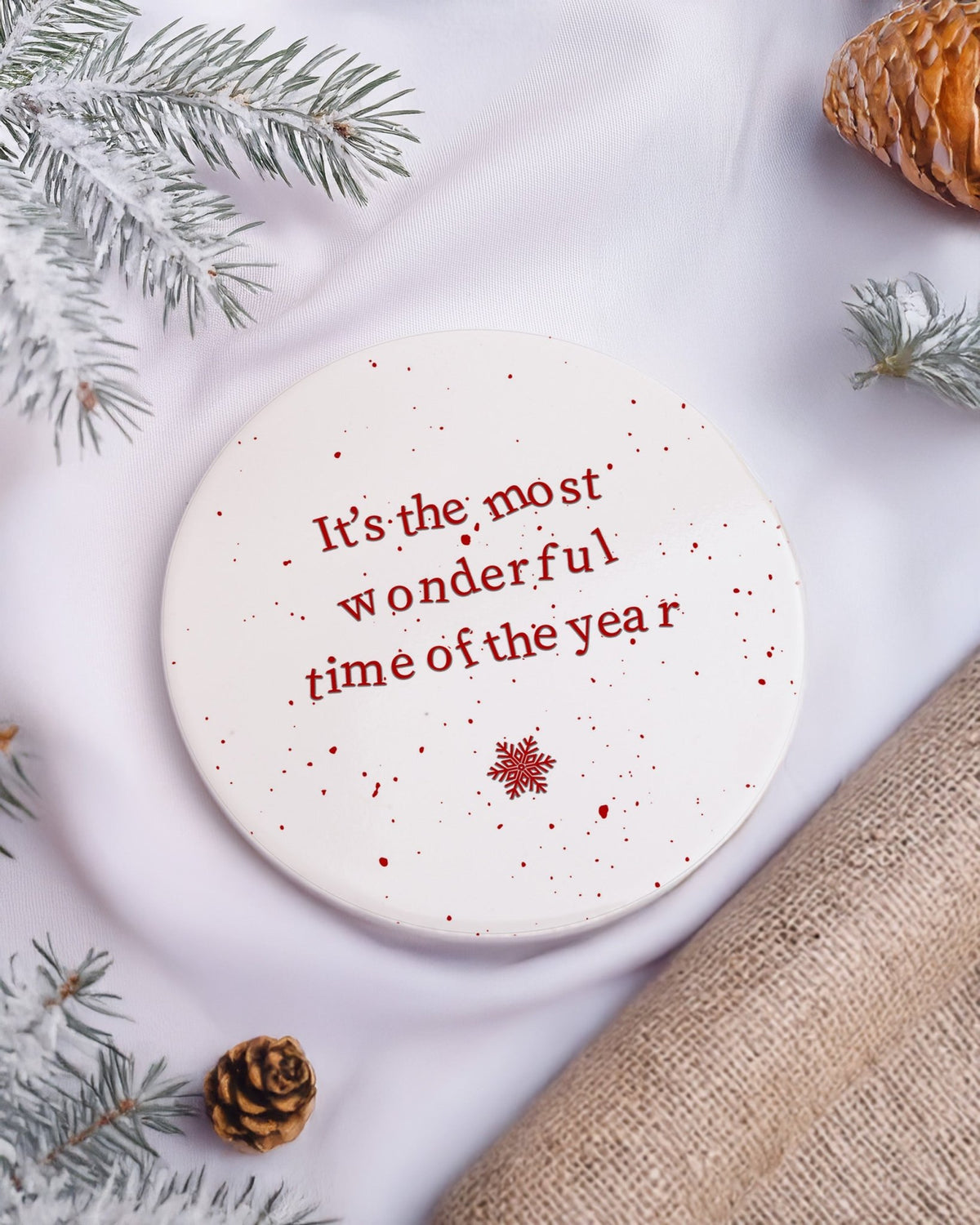 Most Wonderful Time Of The Year - Coffee Mug & Coaster Double Set - GOTShirts