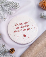 Most Wonderful Time Of The Year - Coffee Mug & Coaster Double Set - GOTShirts