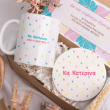 Hearts Pattern - Ceramic Mug 11oz & Coaster Gift Box - GOTShirts