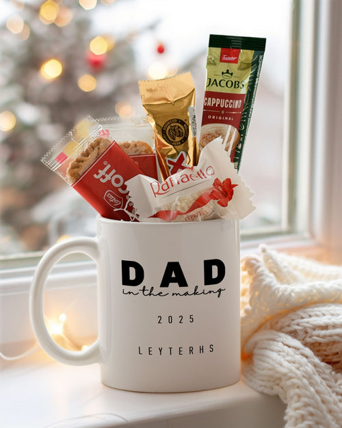 Dad In The Making - Ceramic Mug Coffee Gift Set - GOTShirts