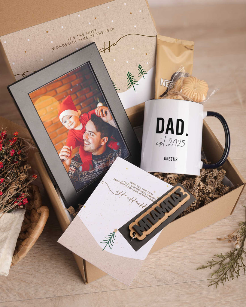Dad Est - Black Mug Gift Box - GOTShirts