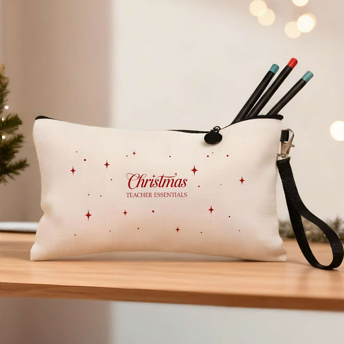 Teacher Essentials - Linen Pencil Case - GOTShirts