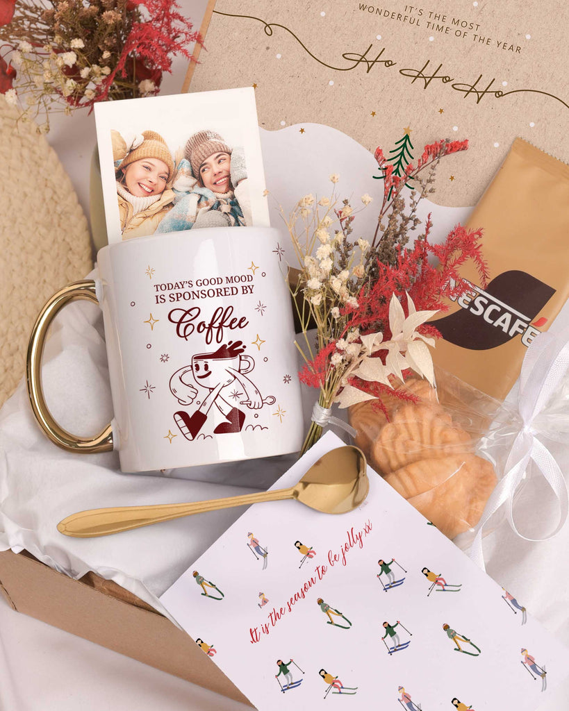 Sponsored By Coffee - Secret Santa Gold Gift Box - GOTShirts