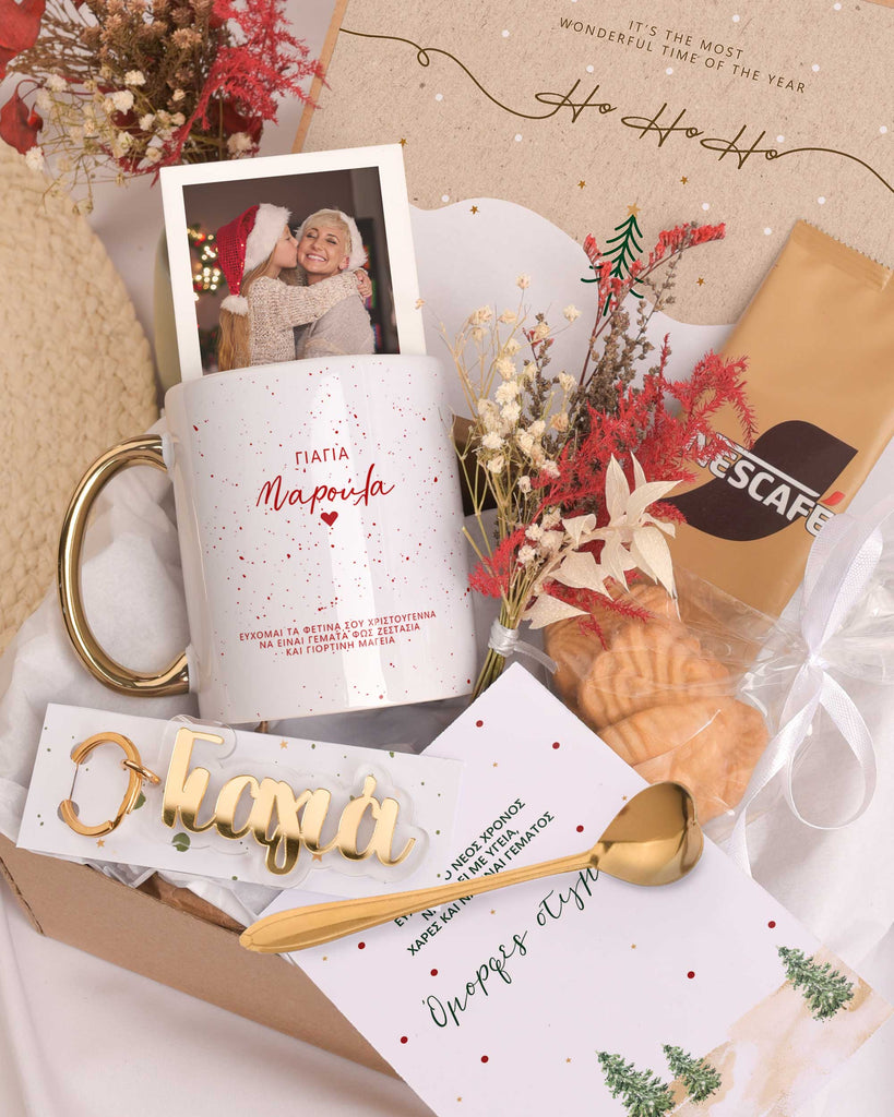 Red Dots Grandma - Christmas Gold Gift Box - GOTShirts