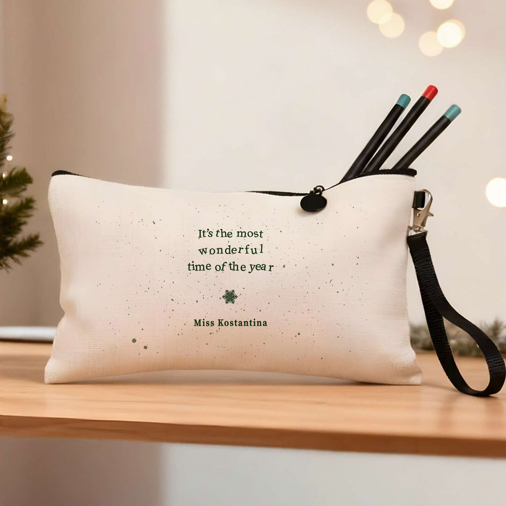 The Most Wonderful Time - Linen Pencil Case - GOTShirts