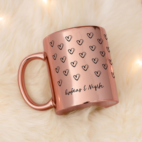 Hearts - Mirror Mug - GOTShirts